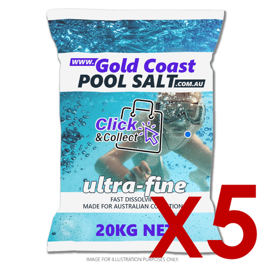 Ultra Fine Pool Salt (20kg) (5 PACK) PICKUP ONLY