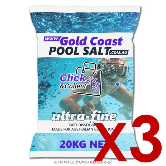Ultra Fine Pool Salt (20kg) (3 PACK) PICKUP ONLY
