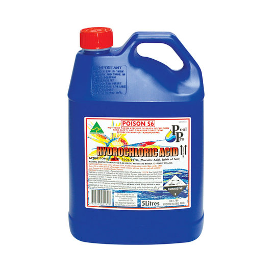 Pool Hydrochloric Acid (pH Decreaser) 5L
